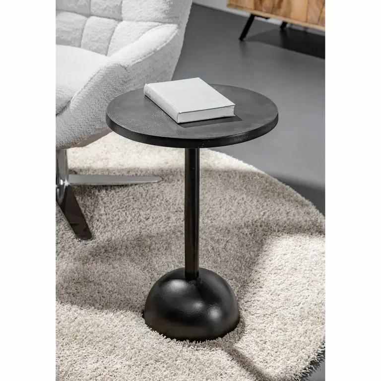 Loftscape Ars Manufacti Bout De Canapé Nikko VI – Aluminium – Noir