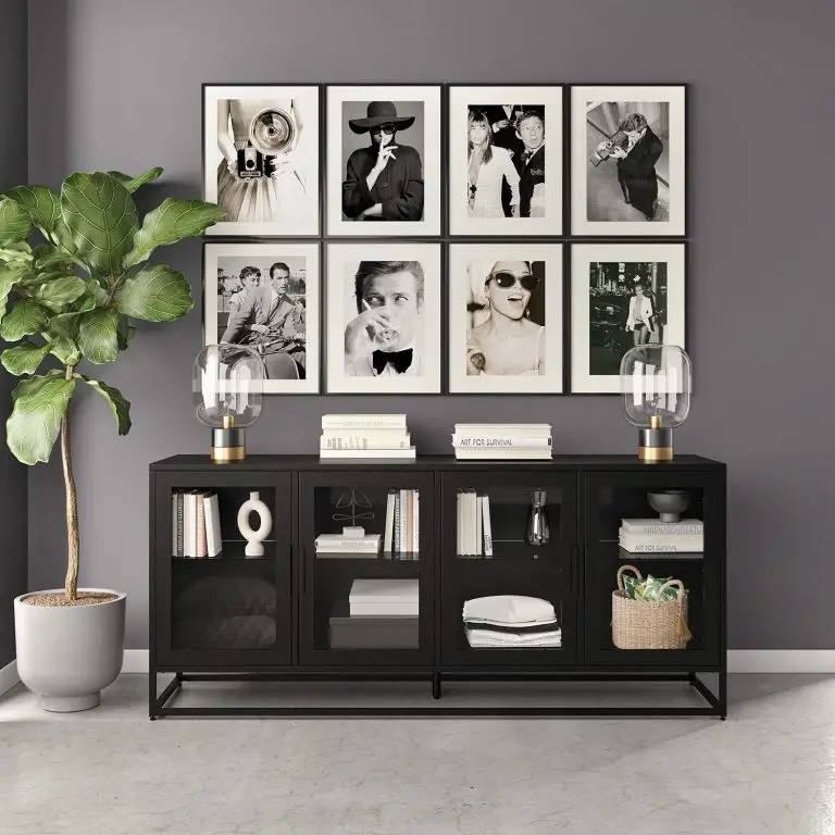 Loftscape Ars Manufacti Buffet Kayys – Verre / Métal – Noir