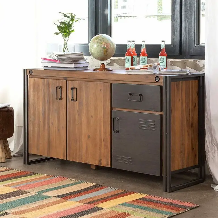 Loftscape Ars Manufacti Buffet Manchester I – Acacia Massif / Métal