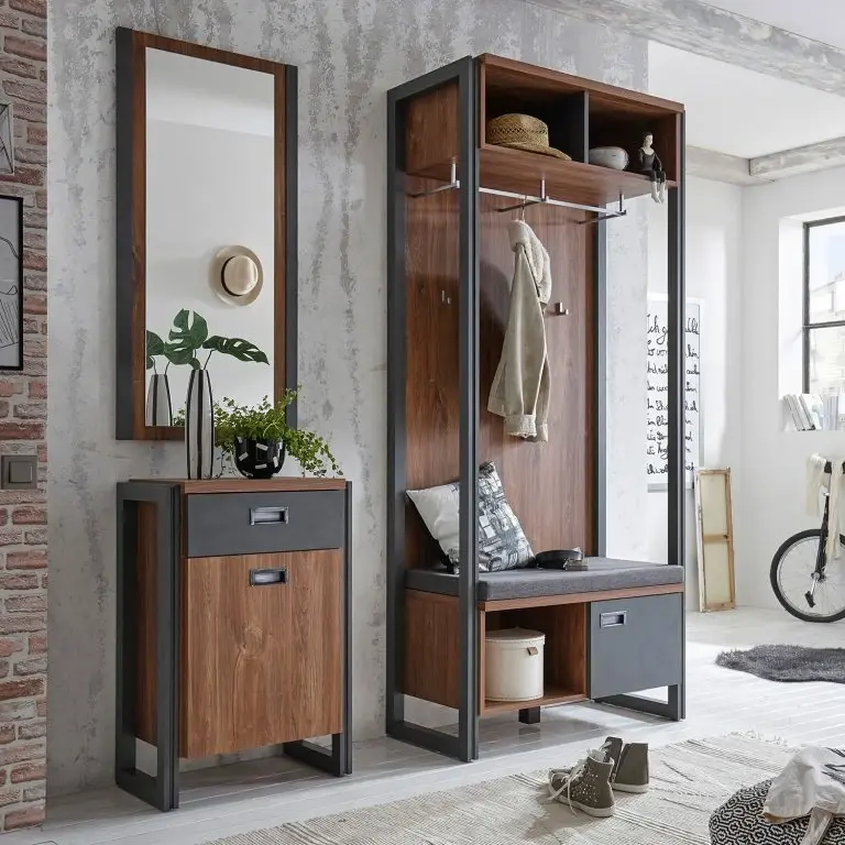 Loftscape Ars Manufacti Buffet Marton III – Imitation Chêne Stirling / Anthracite