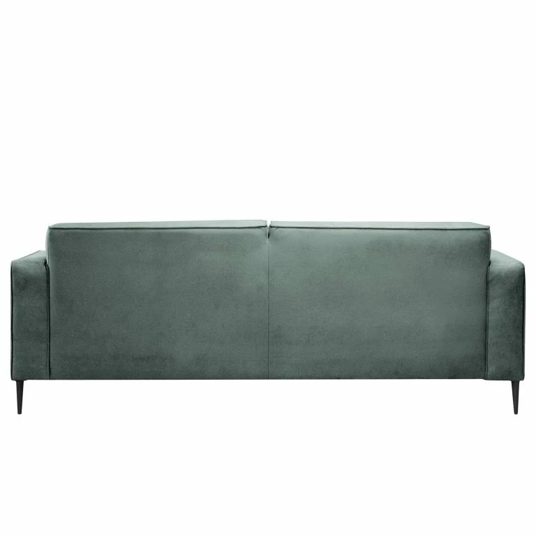 Loftscape Ars Manufacti Canapé Chaides (3 Places) – Aspect Cuir Vieilli – Tissu Composite Bulan: Gris Pétrole