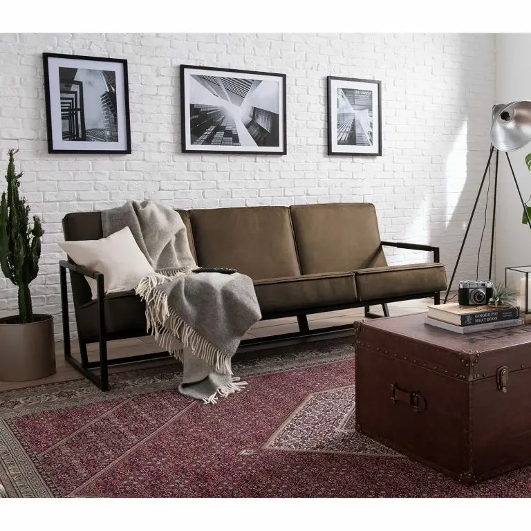 Loftscape Ars Manufacti Canapé Rhode (3 Places) – Gris Marron