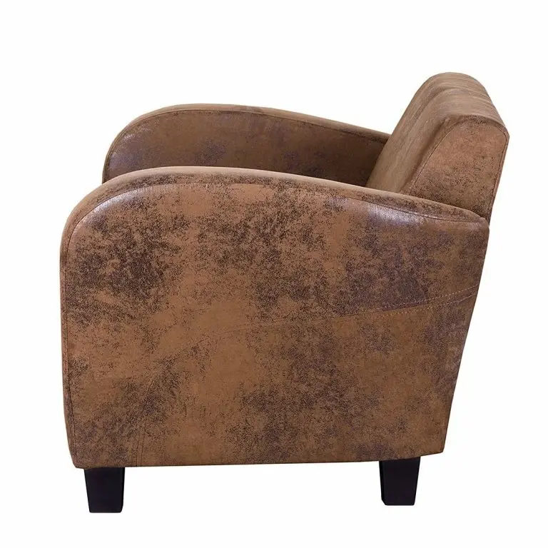 Loftscape Ars Manufacti Canapé Tullow (2 Places) – Aspect Cuir Vieilli – Marron