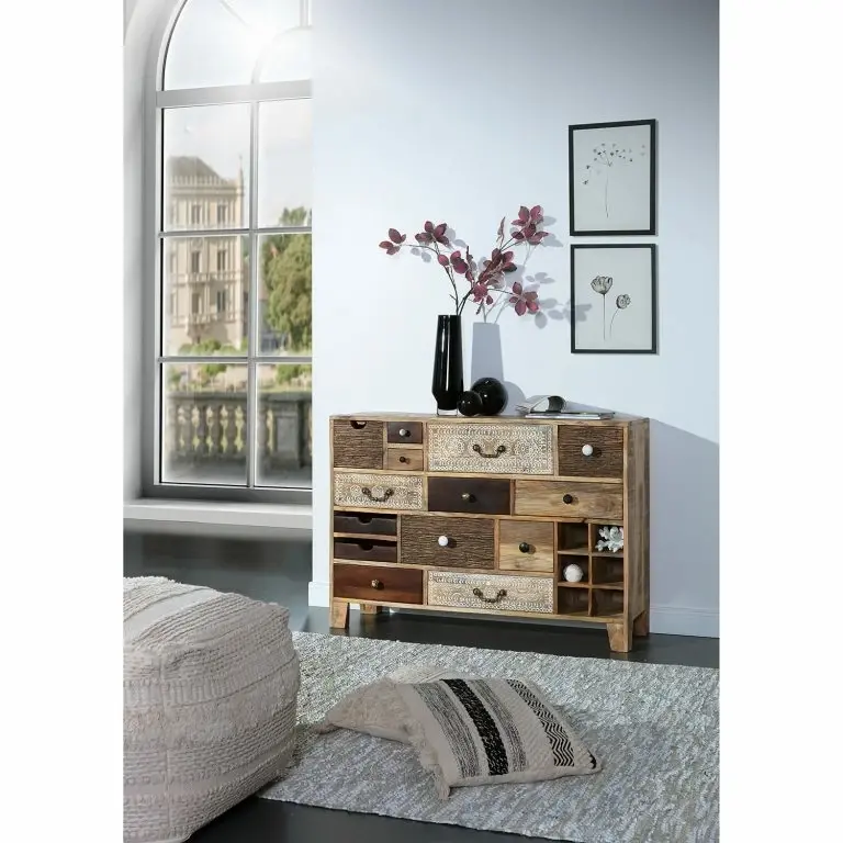 Loftscape Ars Manufacti Commode Curenna I – Manguier Partiellement Massif – Manguier / Marron