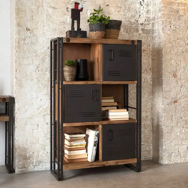 Loftscape Ars Manufacti Commode Haute Manchester – Acacia Massif / Métal