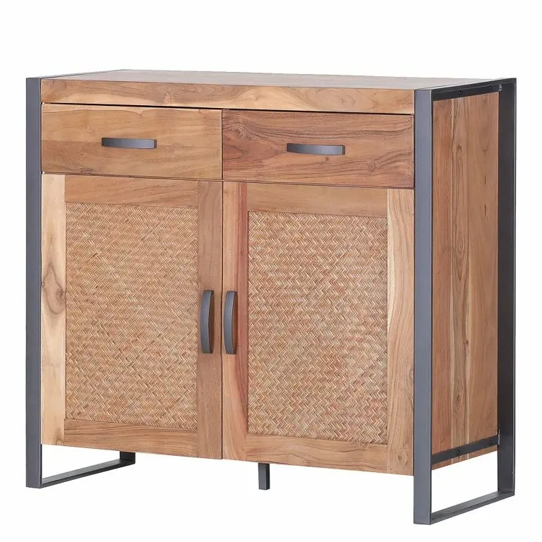 loftscape Ars manufacti Commode Levio – Rotin / Acacia massif – Acacia / Anthracite