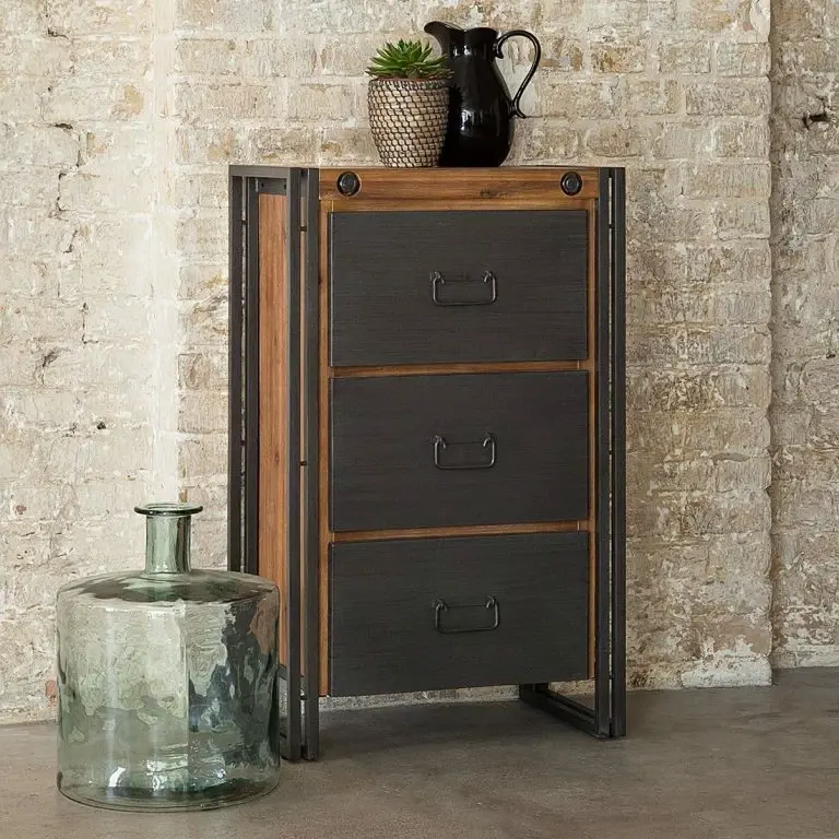 Loftscape Ars Manufacti Commode Manchester – Acacia Massif / Métal