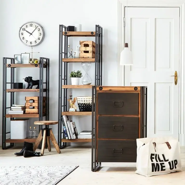 Loftscape Ars Manufacti Commode Manchester – Acacia Massif / Métal