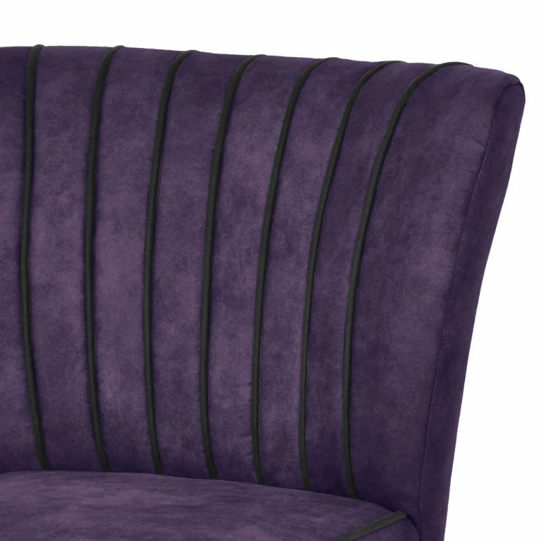 Loftscape Ars Manufacti Fauteuil Cristalina III – Aspect Cuir Vieilli – Marron Bison