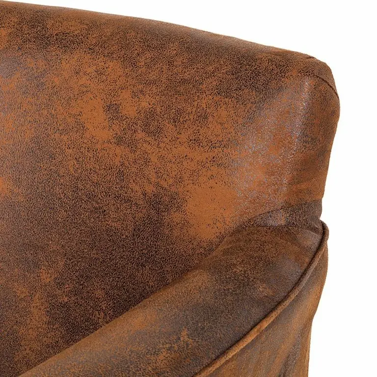 Loftscape Ars Manufacti Fauteuil Even – Microfibre Marron