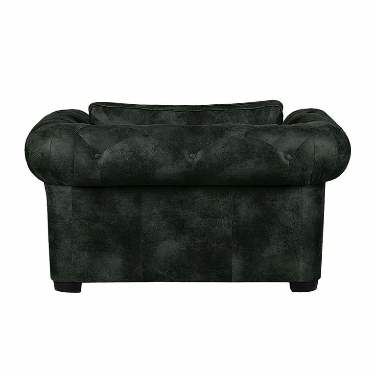Loftscape Ars Manufacti Fauteuil Mallow – Aspect Cuir Vieilli Anthracite