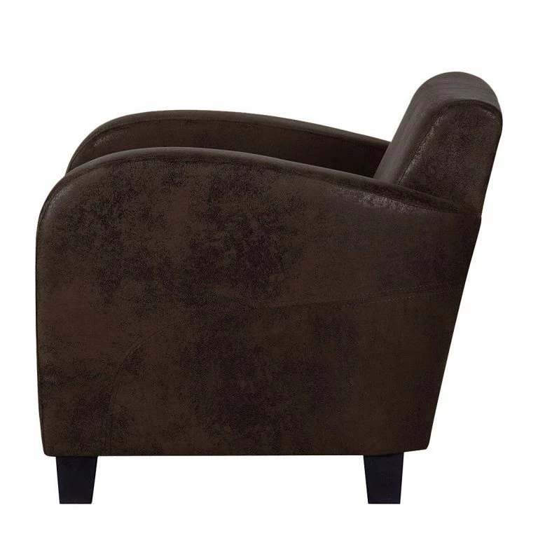 Loftscape Ars Manufacti Fauteuil Tullow – Aspect Vieux Cuir Marron Foncé