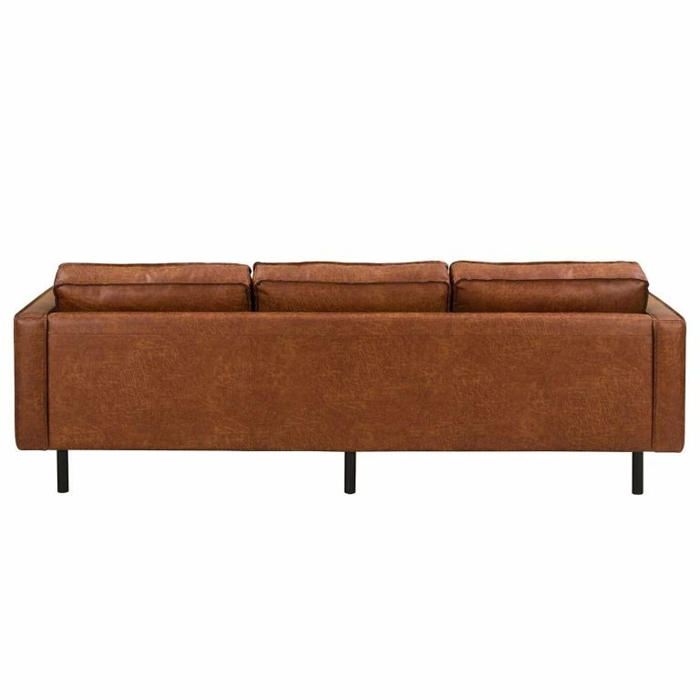 Loftscape Ars Manufacti Grand Canapé FORT DODGE – Microfibre Yaka: Cognac