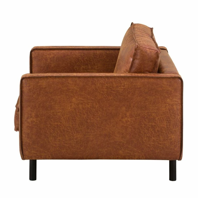 Loftscape Ars Manufacti Grand Fauteuil FORT DODGE – Microfibre Yaka: Cognac