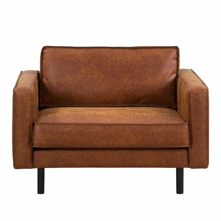 Loftscape Ars Manufacti Grand Fauteuil FORT DODGE – Microfibre Yaka: Cognac