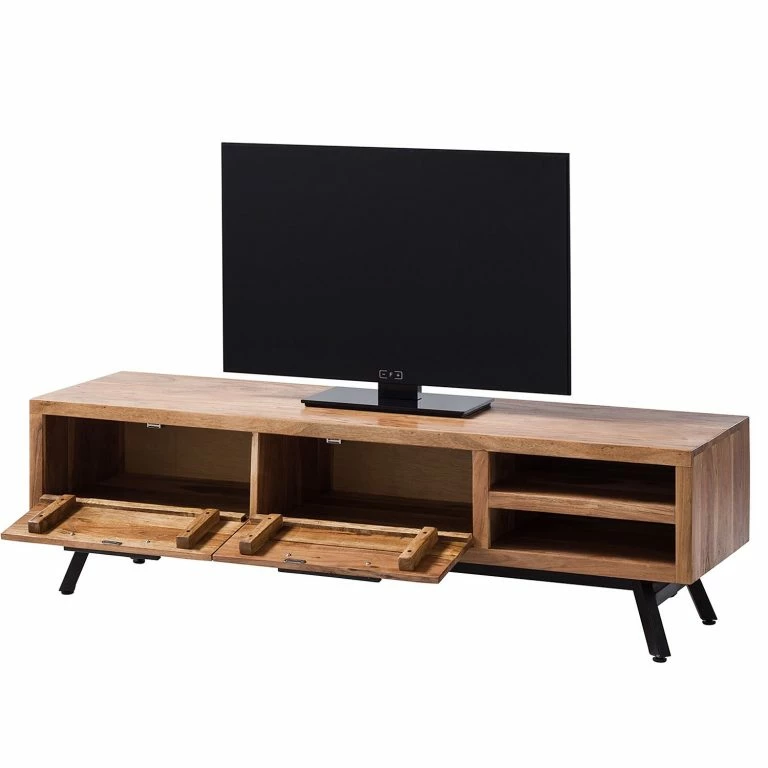 Loftscape Ars Manufacti Meuble TV Amla II -Acacia Massif / Métal – Acacia / Anthracite