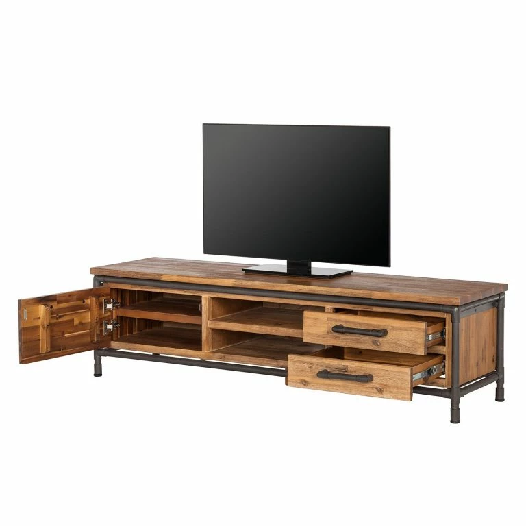 Loftscape Ars Manufacti Meuble TV Atelier I – Partiellement En Acacia Massif