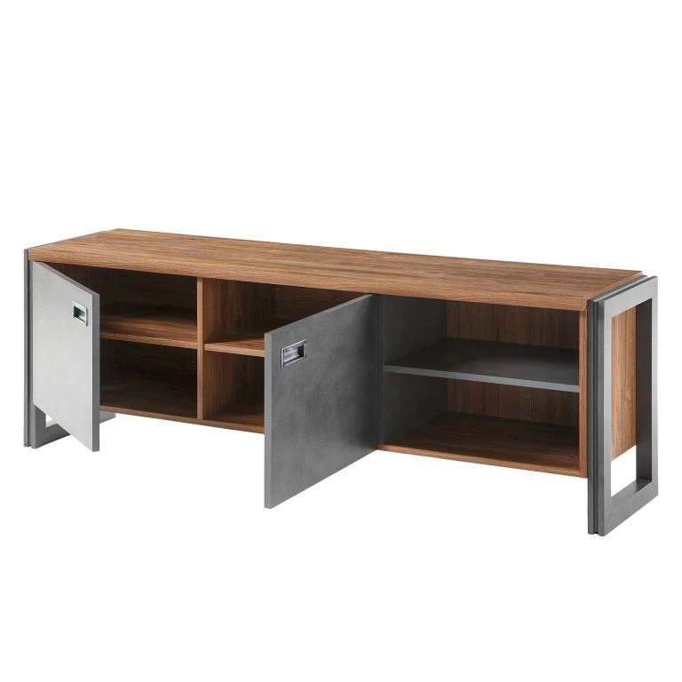 Loftscape Ars Manufacti Meuble TV Marton – Imitation Chêne Stirling / Anthracite