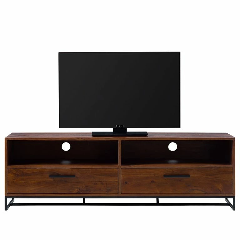 Loftscape Ars Manufacti Meuble TV Woodson V – Acacia Massif / Métal – Acacia Brun