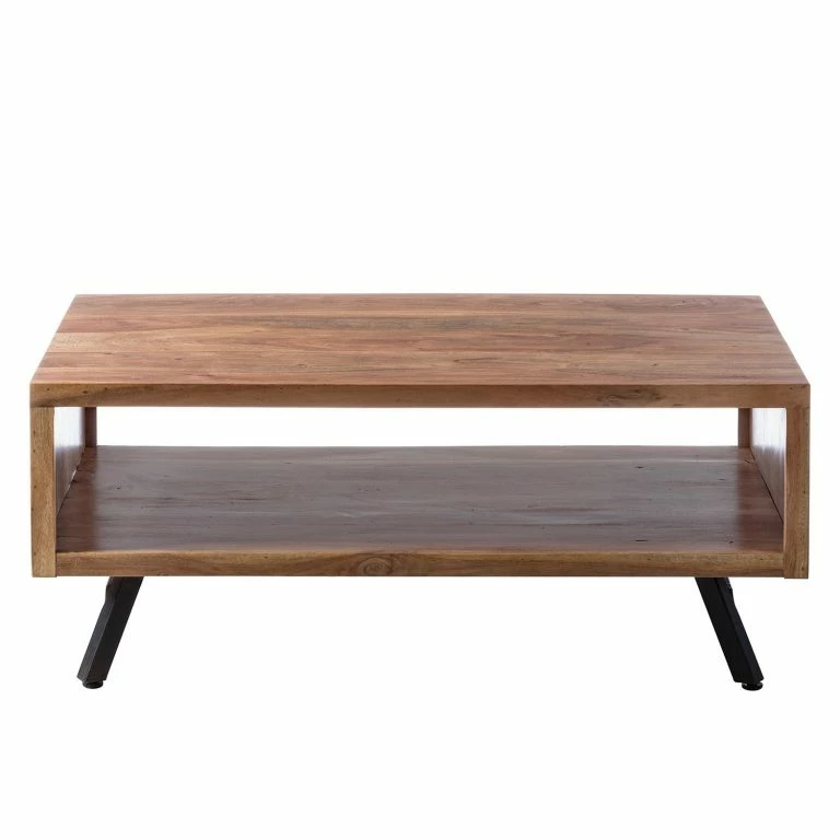 Loftscape Ars Manufacti Table Basse Amla – Acacia Massif / Métal – Acacia / Anthracite