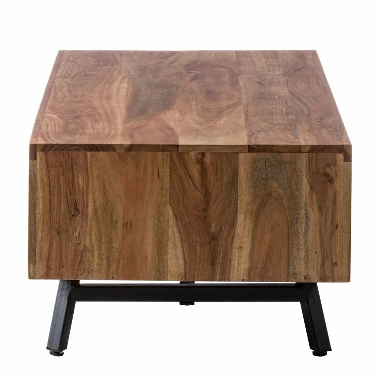 Loftscape Ars Manufacti Table Basse Amla – Acacia Massif / Métal – Acacia / Anthracite