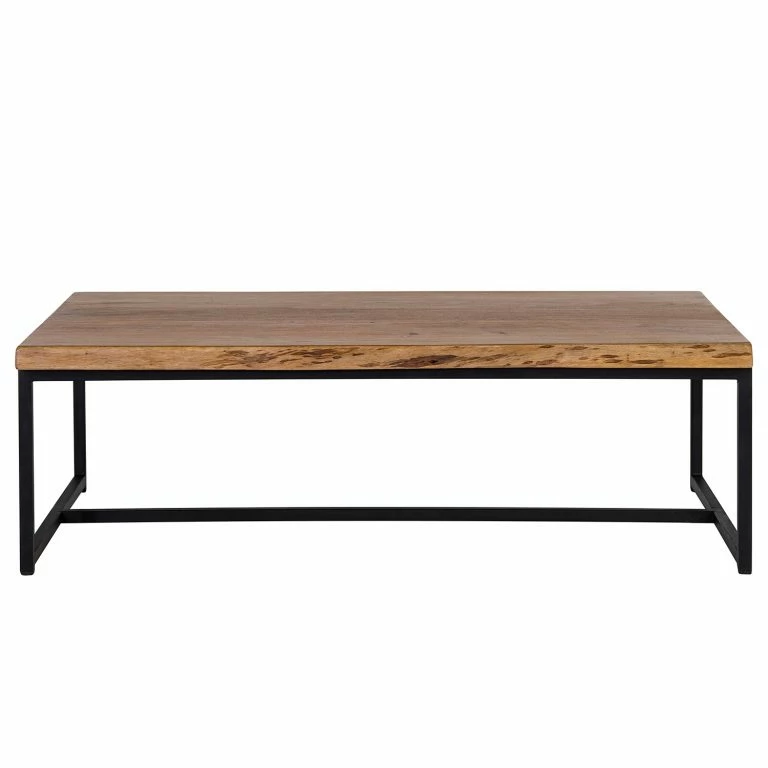 Loftscape Ars Manufacti Table Basse Kaawo – Acacia Massif / Métal – Acacia / Noir