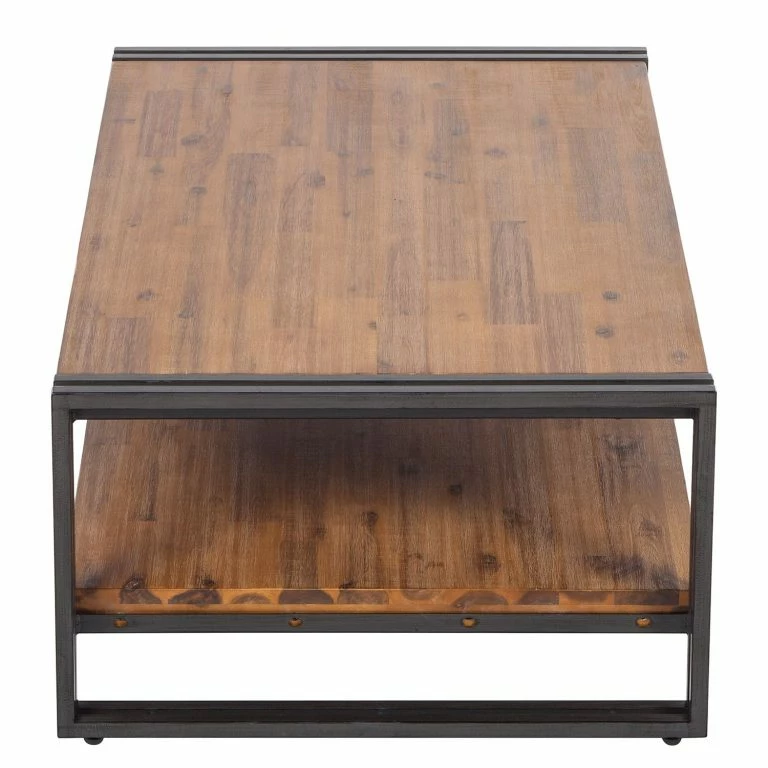 Loftscape Ars Manufacti Table Basse Manchester III – Acacia Massif / Acier
