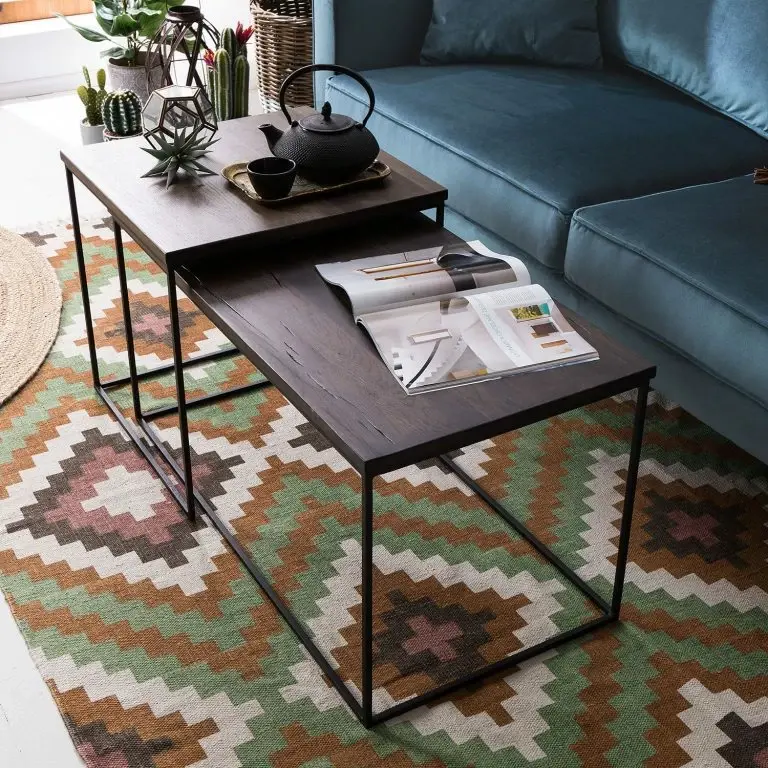 Loftscape Ars Manufacti Table Basse Minneola (2 éléments) – Chêne Foncé