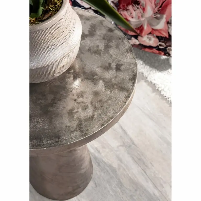 Loftscape Ars Manufacti Table Basse Mizu I – Argenté Vieilli