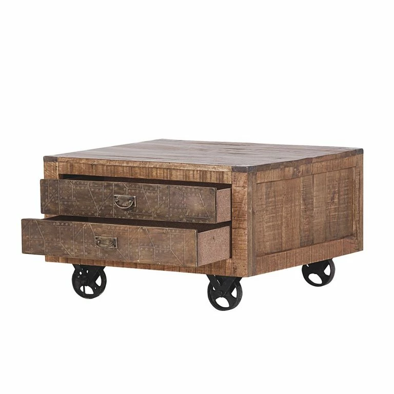 Loftscape Ars Manufacti Table Basse Pintage – Manguier Massif – Teinté Et Verni