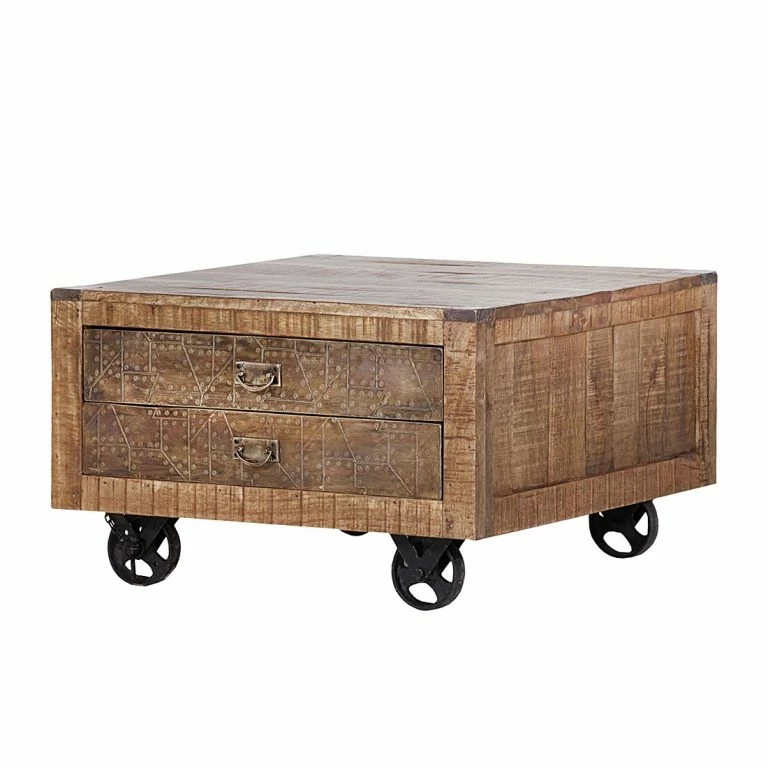 loftscape Ars manufacti Table basse Pintage – Manguier massif – Teinté et verni