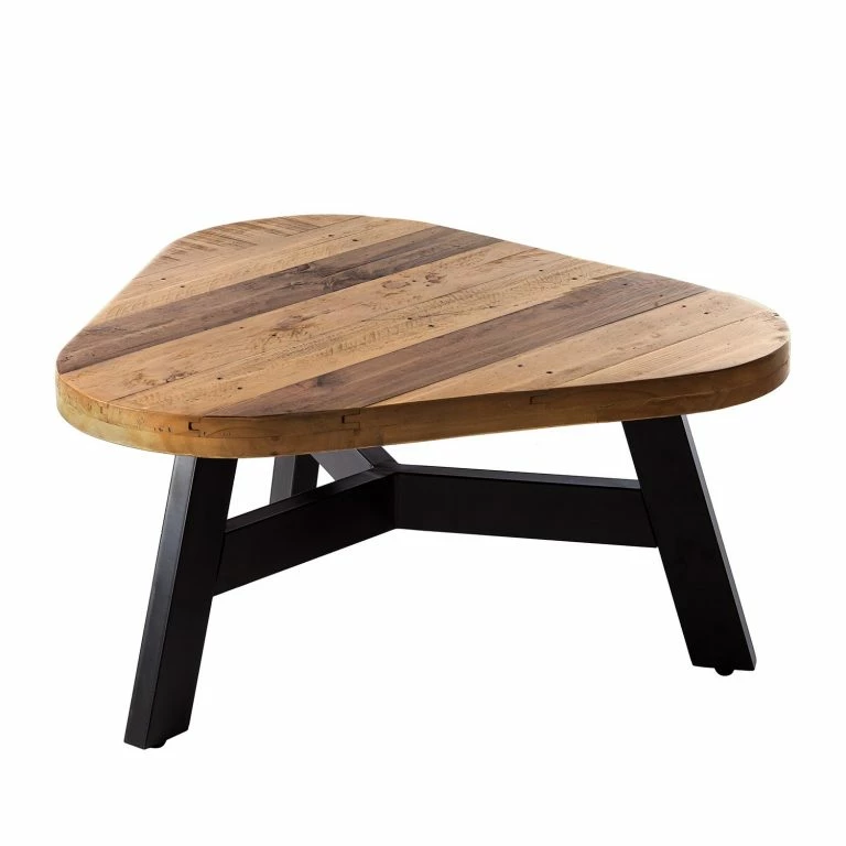 loftscape Ars manufacti Table basse Tamati I – Pin ancien / Métal – Pin foncé / Noir