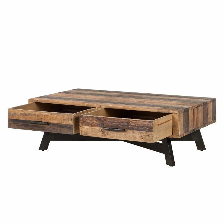 Loftscape Ars Manufacti Table Basse Tamati – Pin Parasol Massif