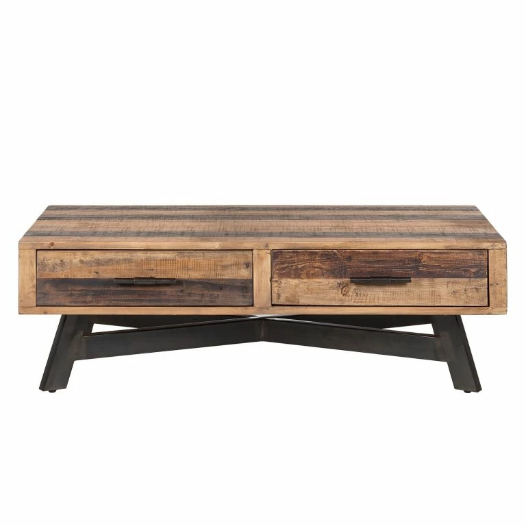 Loftscape Ars Manufacti Table Basse Tamati – Pin Parasol Massif