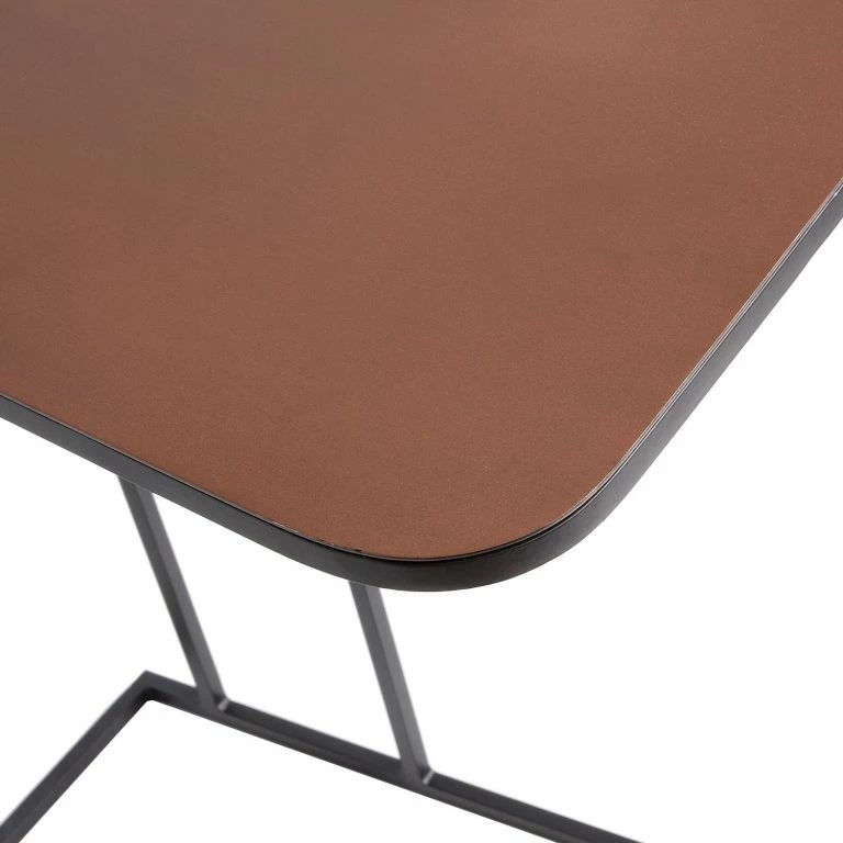 Loftscape Ars Manufacti Table D’appoint Alvita – Métal – Cuivre / Noir