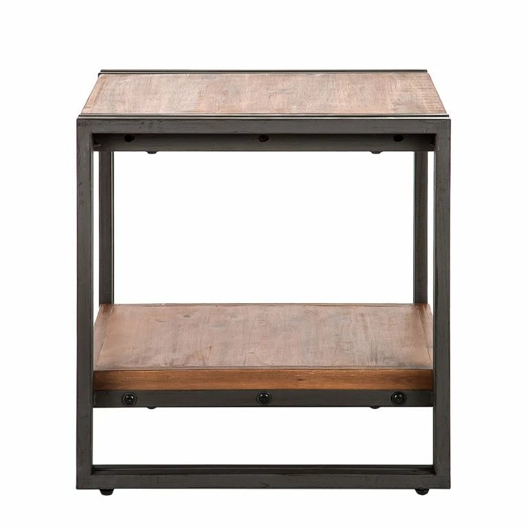 Loftscape Ars Manufacti Table D’appoint Manchester – Acacia Massif / Métal