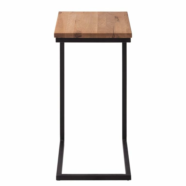 Loftscape Ars Manufacti Table D’appoint Montverde I – Chêne Massif / Métal – Chêne / Noir