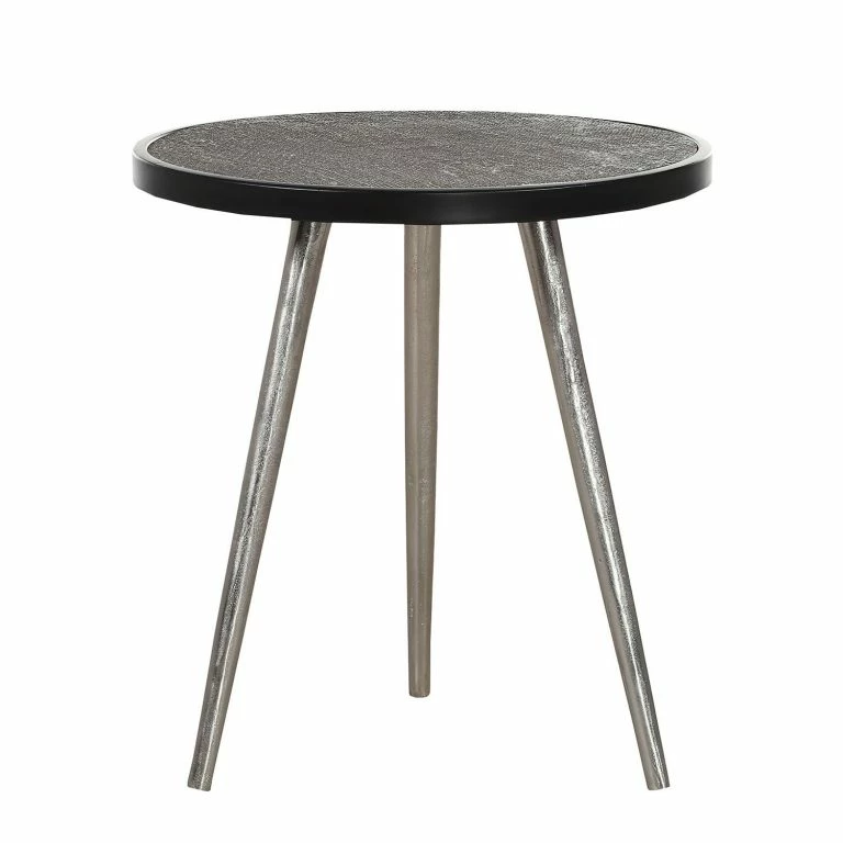loftscape Ars manufacti Table d’appoint Namie – Métal – Argenté / Noir