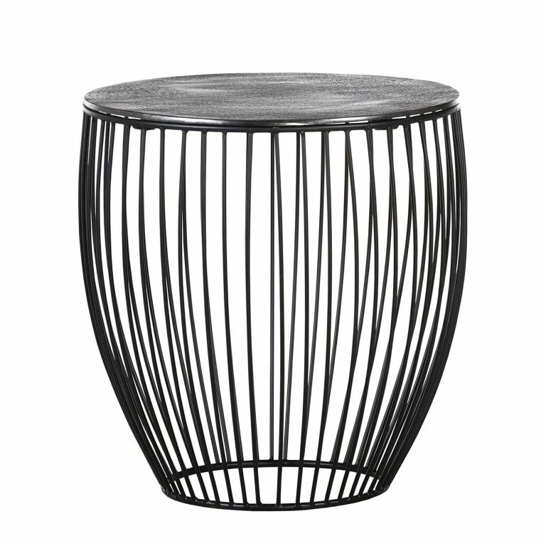 loftscape Ars manufacti Table d’appoint Suzu – Métal – Gris minéral / Noir