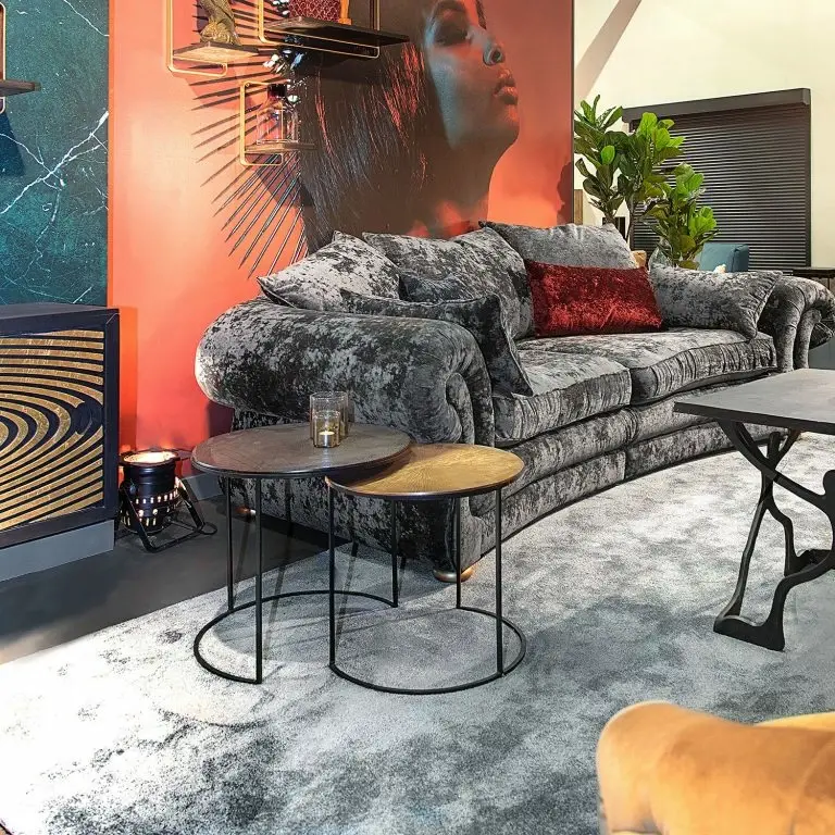 Loftscape Ars Manufacti Tables Gigognes Nikko II (2 éléments) – Métal – Cuivre Vieilli / Noir