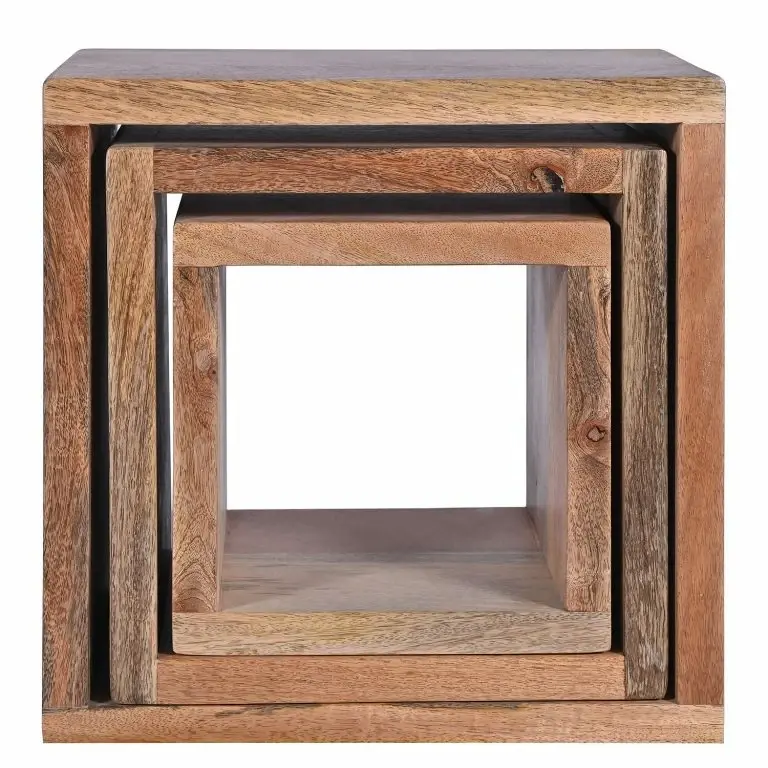 Loftscape Ars Natura Bouts De Canapé Troon (3 éléments) – Manguier Massif