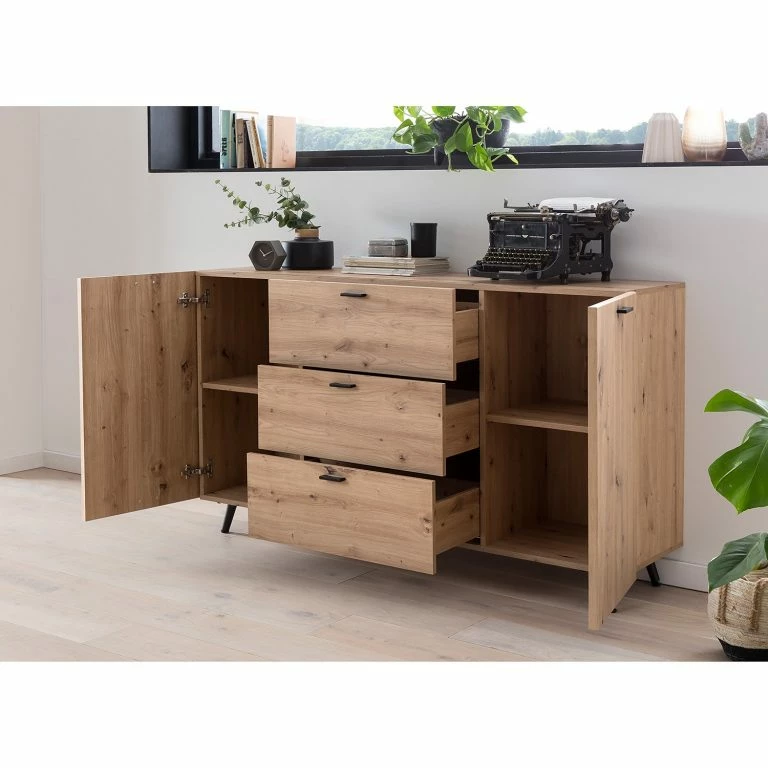 Loftscape Ars Natura Buffet Dorchester – Imitation Chêne Artisan