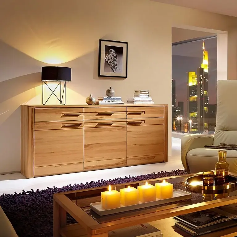 Loftscape Ars Natura Buffet NatureStar – Partiellement En Duramen De Hêtre Massif