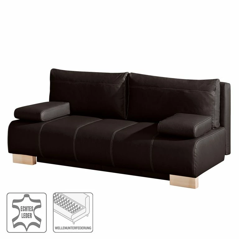 Loftscape Ars Natura Canapé Convertible Novato – Marron Foncé