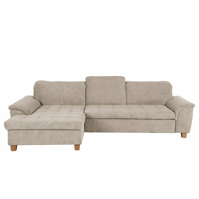 Loftscape Ars Natura Canapé D’angle Charlo Microfibre – Cappuccino – Méridienne Courte à Gauche (vue De Face) – Sans Fonction Couchage