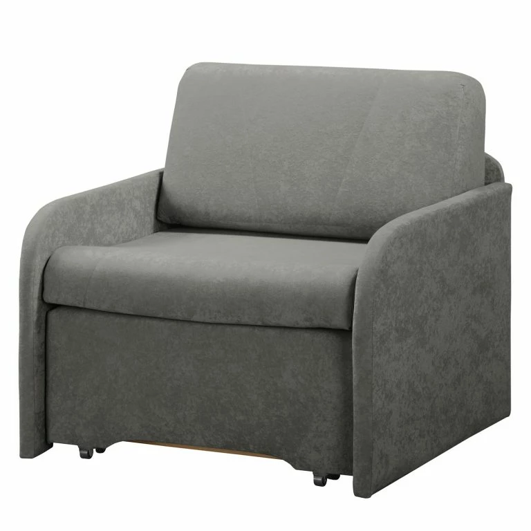 loftscape Ars Natura Fauteuil convertible Disley – Gris – Avec accoudoirs