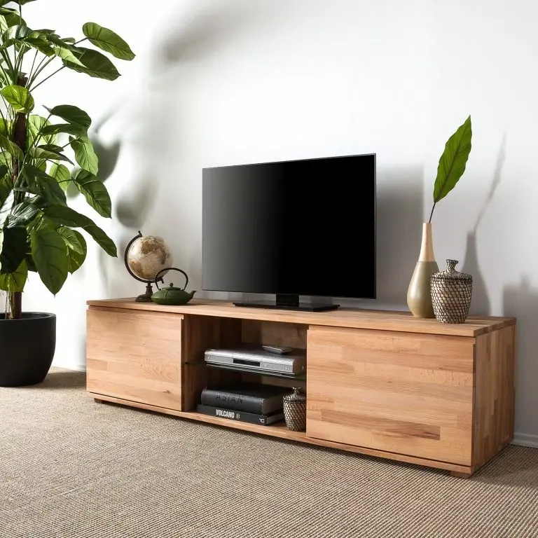 Loftscape Ars Natura Meuble TV StenWOOD – Hêtre Massif