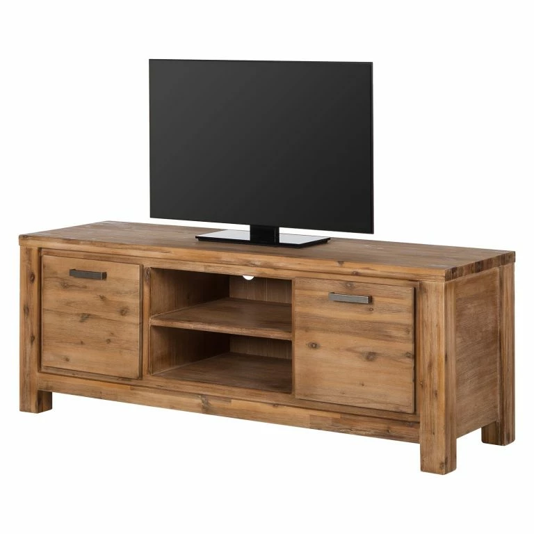 loftscape Ars Natura Meuble TV Toumanar II – Partiellement en acacia massif – Acacia sable