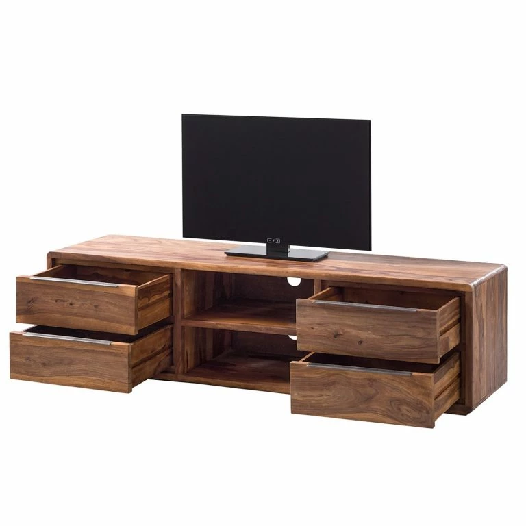 Loftscape Ars Natura Meuble TV Trangle I – Sheesham Massif – Sheesham Clair