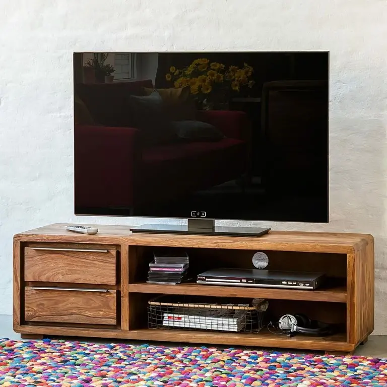 Loftscape Ars Natura Meuble TV Trangle – Sheesham Massif